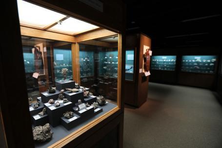 AE Seaman Mineral Museum Mineral Displays 