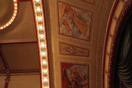 calumet theatre interior detail painting 