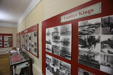 Chassell Heritage Lumber Kings Display